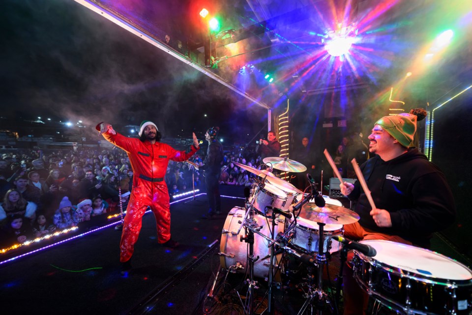 Magic! performs aboard the CPKC Holiday Train in Port Coquitlam.