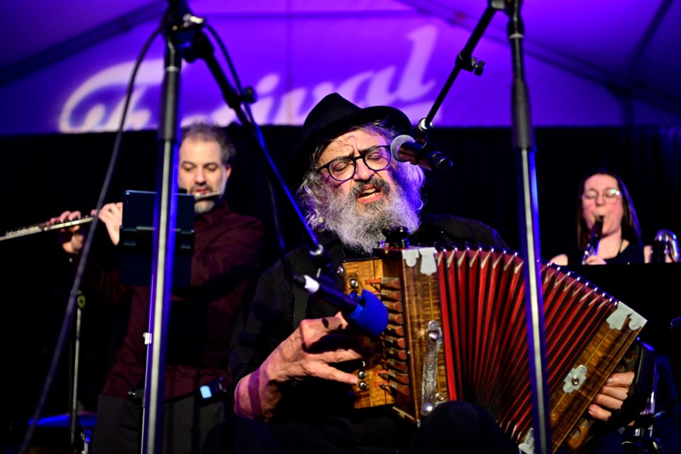 Yves Lambert et Le Grand Orchestre. perform during Festival du Bois on March 8, 2025. 