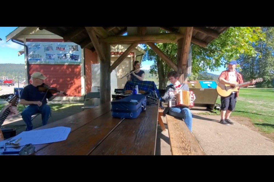 The inaugural East Coast jam session in Port Moody's Rocky Point Park attracted about 50 participants.