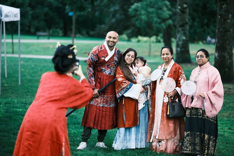 Hundreds of people, some that came dressed in their home nation's traditional garments, took in the sights and sounds of the World of Love Multicultural Carnival at Town Centre Park in Coquitlam on Aug. 24, 2024.