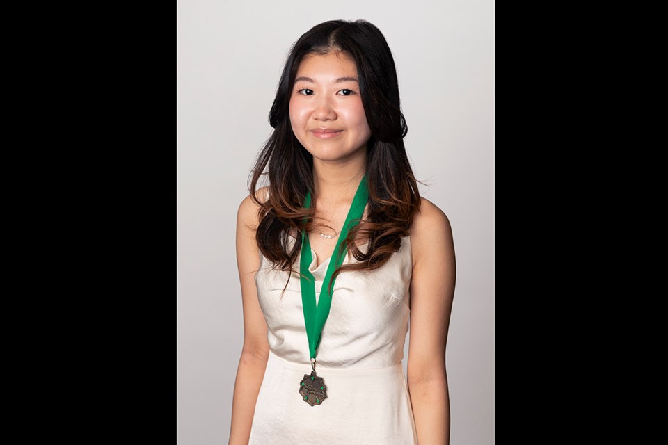 Leah Oh of Coquitlam, a graduate of Centennial Secondary, has earned a $45,000 scholarship from the Cmolik Foundation to use towards her post-secondary education.