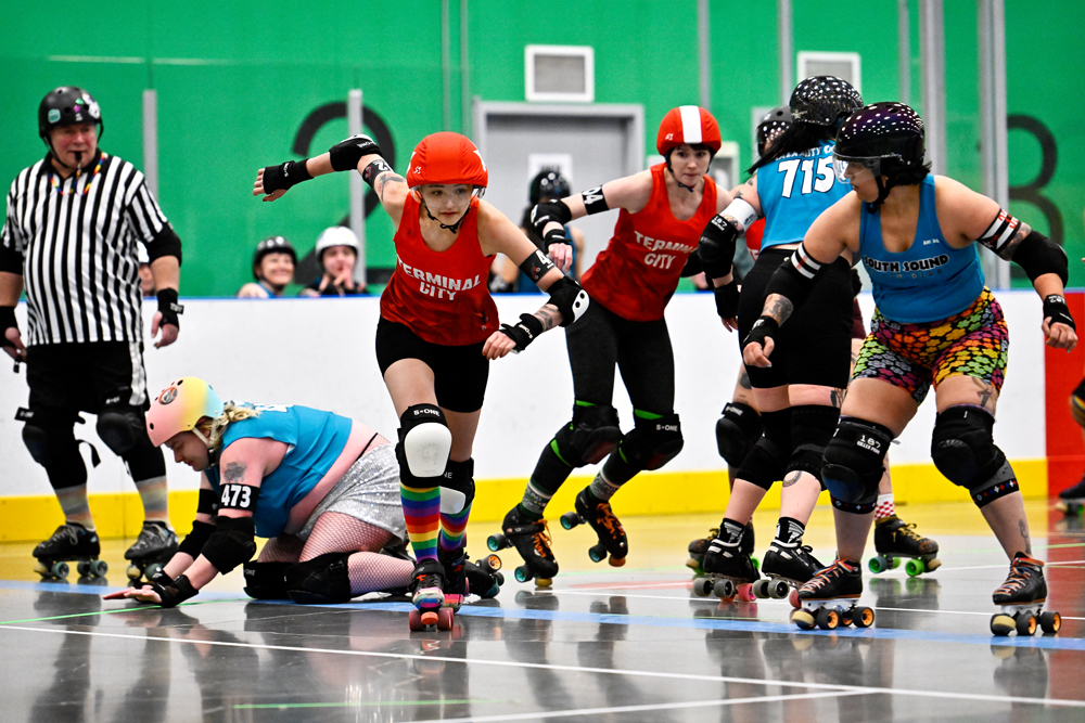 Terminal City roller derby in Coquitlam