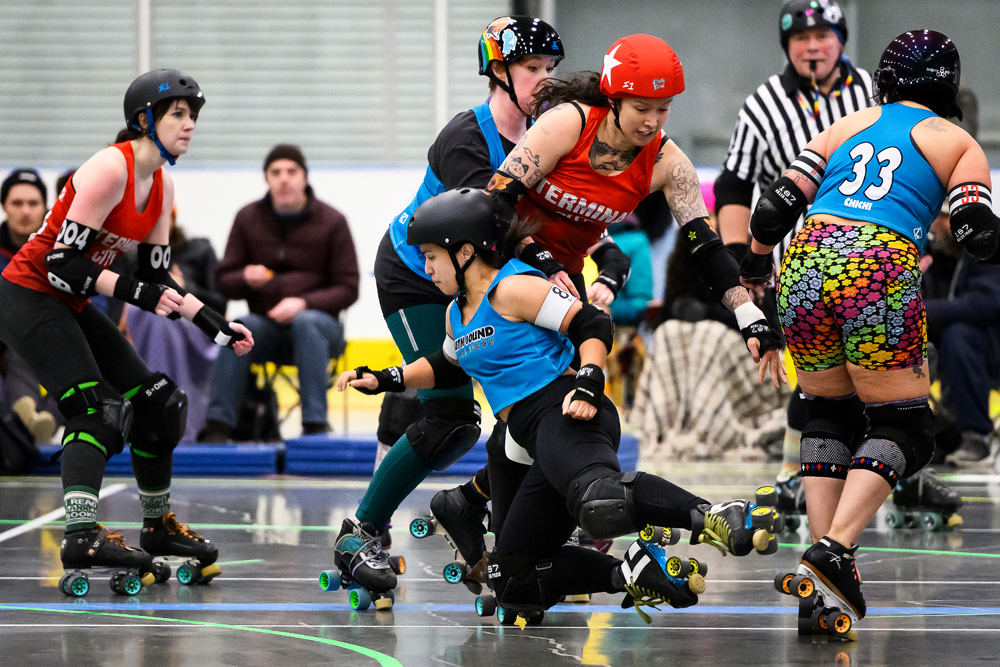 Terminal City roller derby in Coquitlam