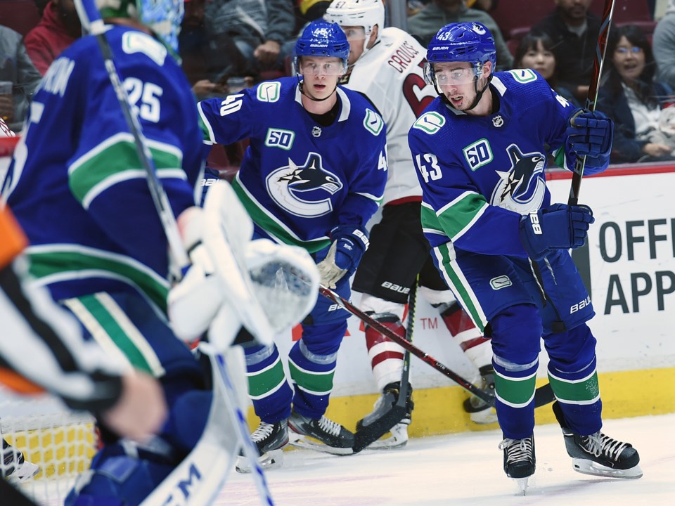 Bowman, Maillet, Saganiuk, and Wakely — Who are the Canucks Young