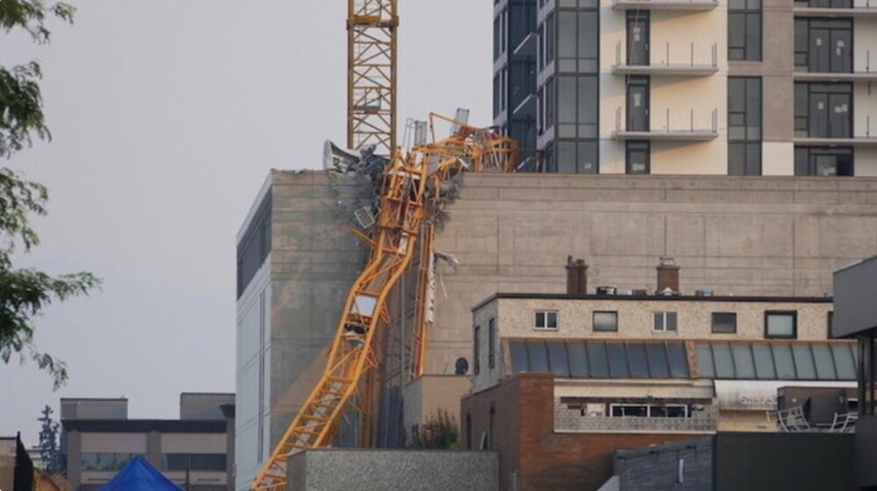 Kelowna crane accident