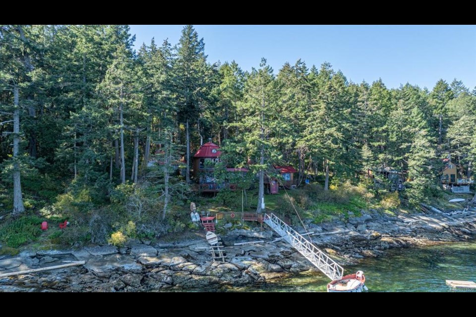 A property nicknamed Dreamcatcher is selliing on Ruxton Island not far from Vancouver.