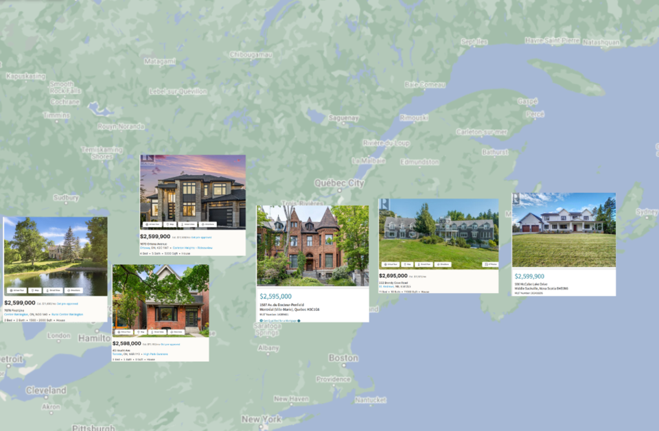 vancouver-comparitive-eastern-canada-house-map