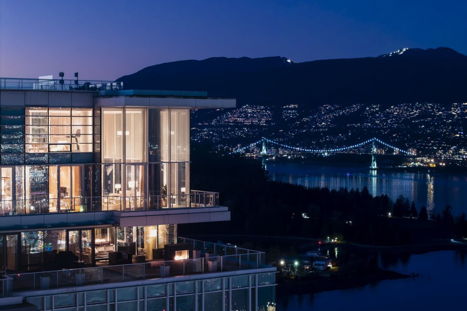 The most expensive condo on Canada's real estate market right now is a penthouse at the Fairmont Pacific Rim in Vancouver. 