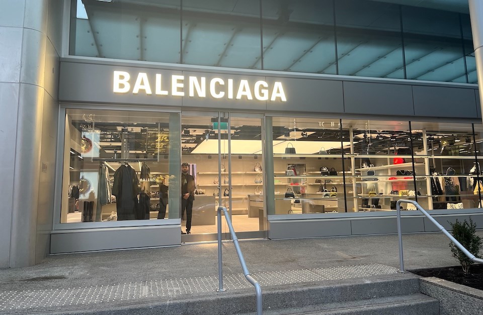 Balenciaga Vancouver: Luxury brand opens new downtown shop - Vancouver ...