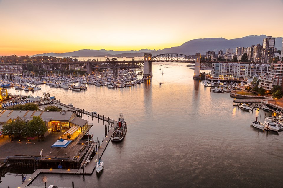 Granville Island at sunset - by bun lee