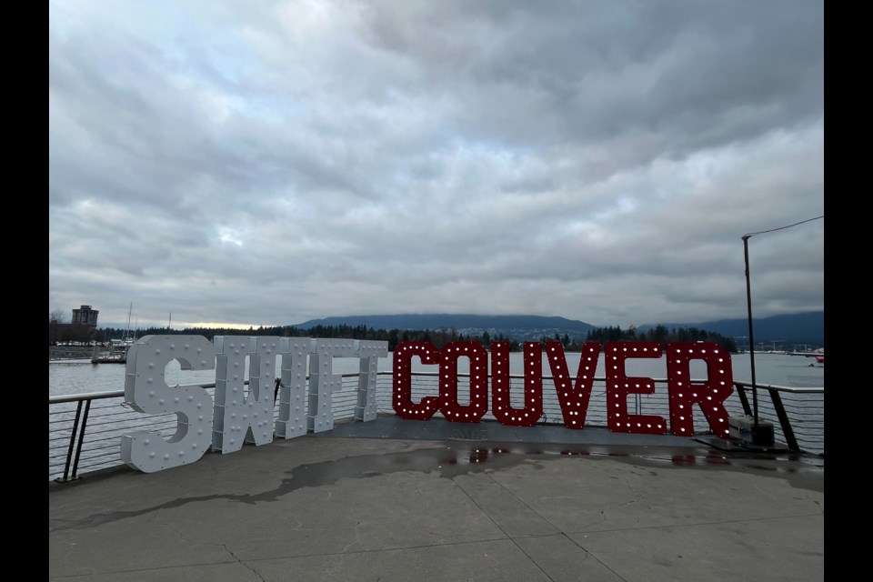 Signs of Taylor Swift coming to Vancouver next week are popping up all over the city.