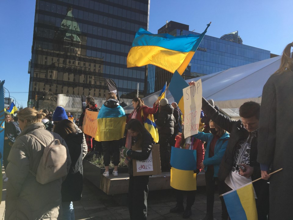 Ukraine protest Vancouver