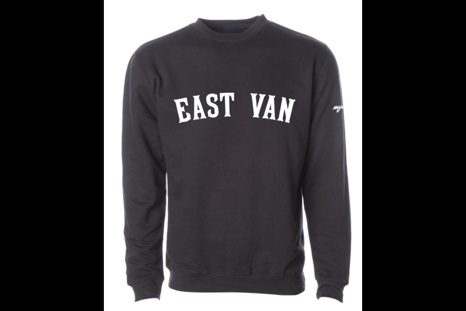 East Van sweatshirt from MYCITY Apparel