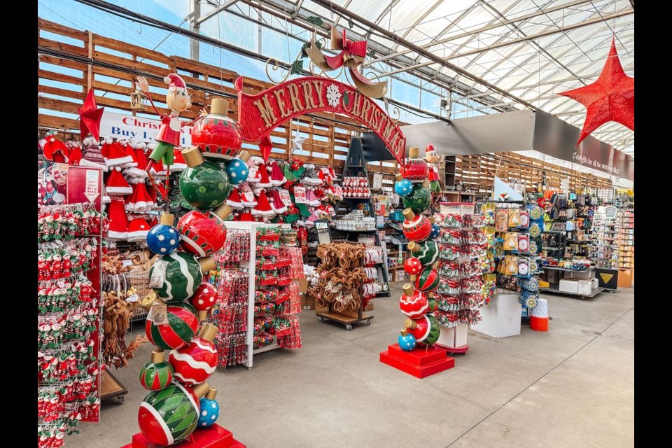 Potters Nursery in Surrey, B.C. underwent a festive makeover for the 2024 holiday season, offering rare ornaments, designer trees, and over 50 stocking styles.