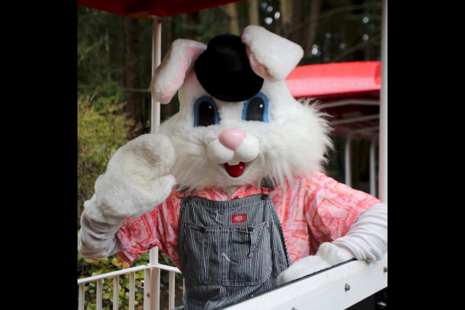 Meet the Easter Bunny at Stanley Park's Railway Easter Train in Vancouver this April, 2022 