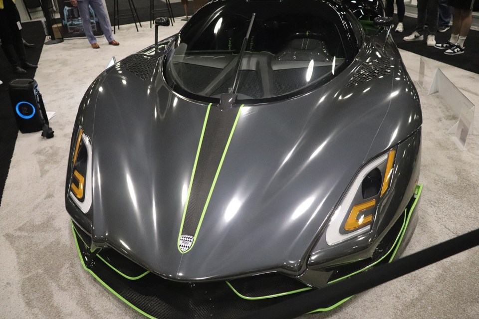 The SSC Tuatara Striker was unveiled for the first time in all of Canada at the 2025 鶹ýӳInternational Auto Show. Estimated value roughly $3 million.