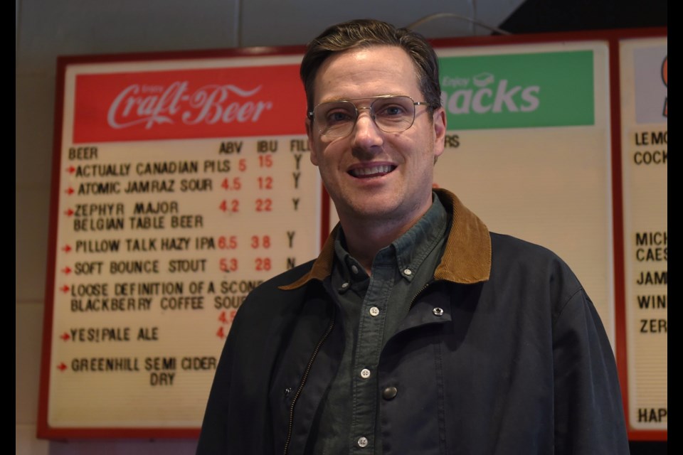 Electric Bicycle owner and founder Elliot Mckerr says the entire supply chain to make the Actually Canadian Pilsner is made up of Canadian products from Canadian-owned companies.