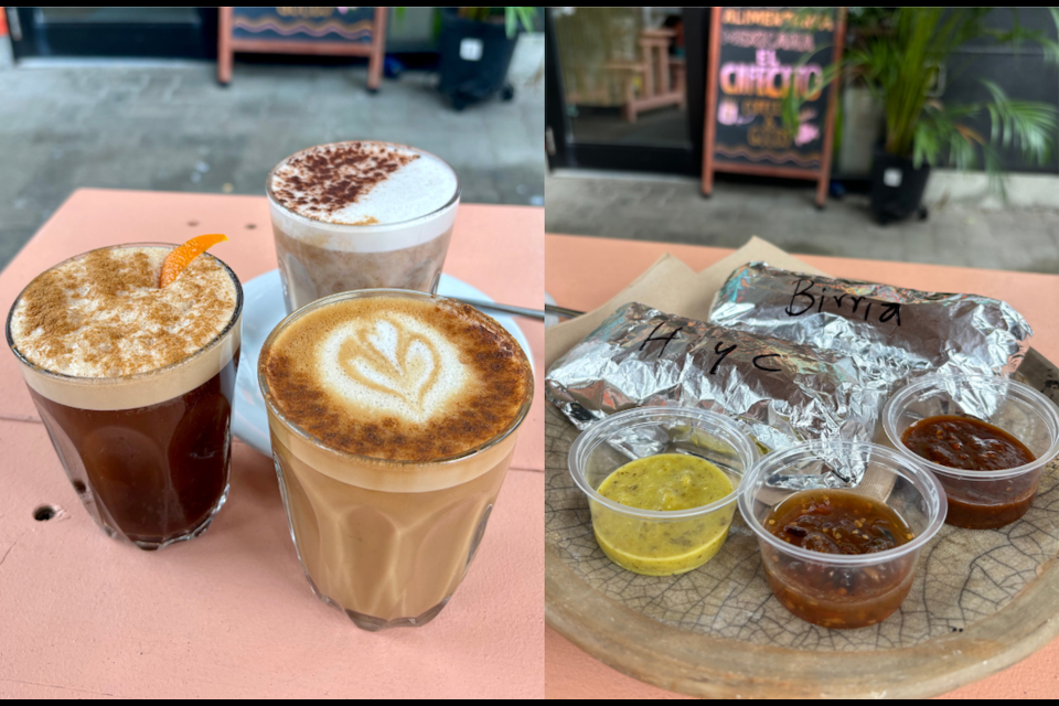 Granville Island's Alimentaria Mexicana has expanded with the launch of its in-house café featuring a trio of innovative coffee drinks on its menu alongside affordable burritos to eat on the go or at the coffee spot.