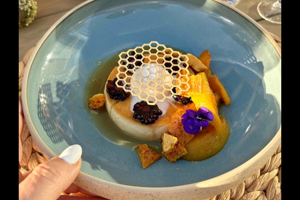 Arc Restaurant at the Fairmont Waterfront is offering a summer dinner series with events monthly June through August, taking place n the rooftop garden. The hotel's honey is in action big time with a dessert featuring honeycomb, berries, and even a honey gelato made by Motoretta.