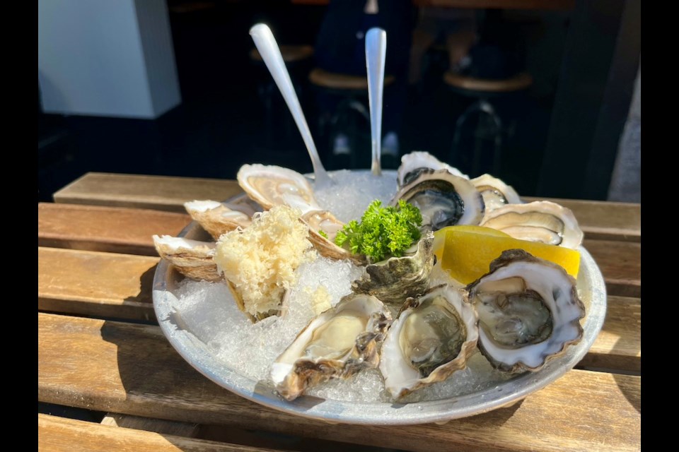 Freshly-shucked east and west coast oysters at Smitty's Oyster House on Main Street are available anytime, including for their new weekend brunch.