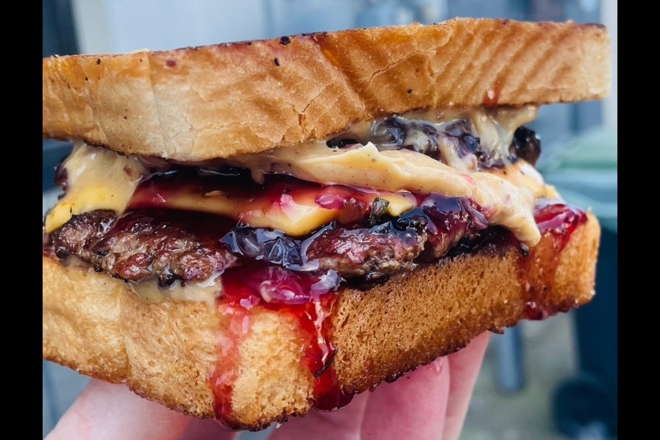 The PBJ Smash from Steven's in Langley is one of the fun menu items created by Chef Spencer Watts for this exciting new bar-restaurant concept from the same people behind Langley's popular Haven.