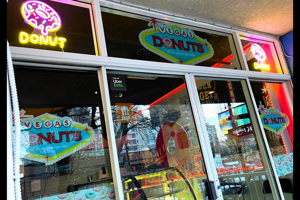 The Vegas Donuts at the Robson Public Market in Vancouver's West End has closed.