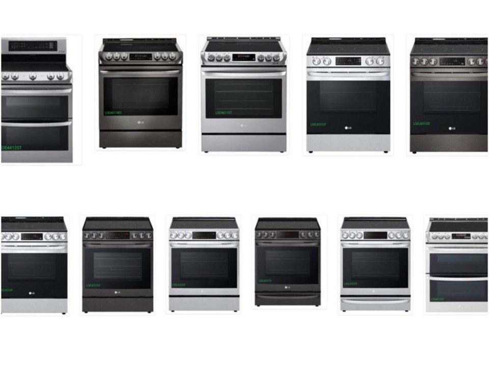 health_canada_electric_oven_recall_alert_february_2025_collage