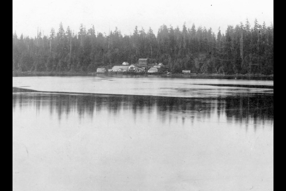 Spratt's Oilery was one of the first businesses based in the area (if not the first). Dynamite was used to catch herring there. It closed a few years after this photo from 1884 was taken when the herring stopped coming to the area.
Reference code: AM54-S4-: Bu P42