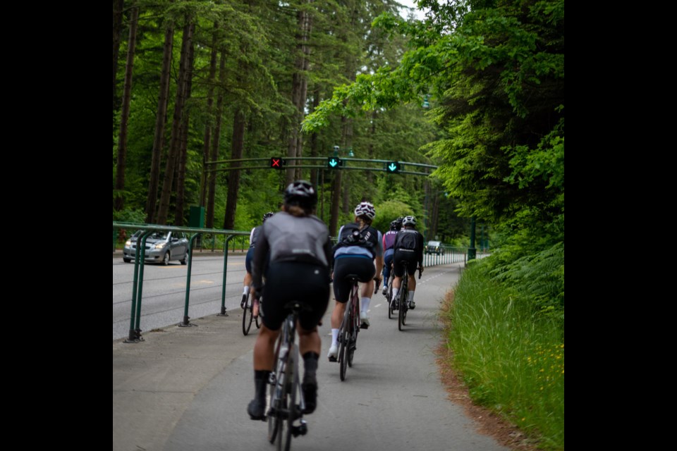 Lions gate bridge store bike lane