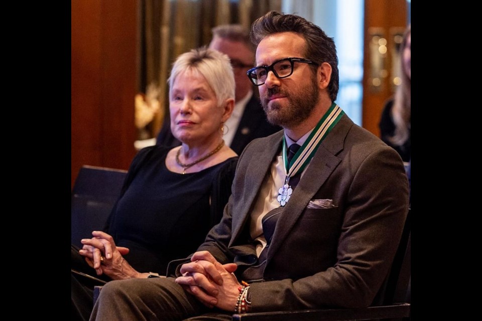 Exclusive: Actor Ryan Reynolds returns to receive Order of B.C.