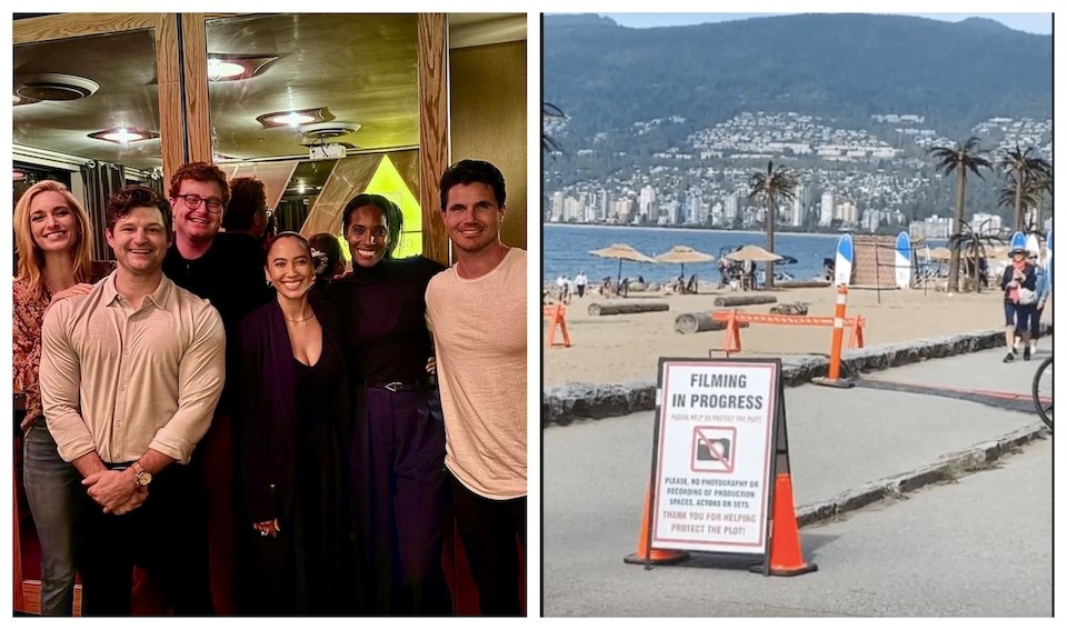 "Upload" stars Robbie Amell as a man who chooses his afterlife. The star filmed scenes in Vancouver, B.C. at Stanley Park's Third Beach in September 2024. 