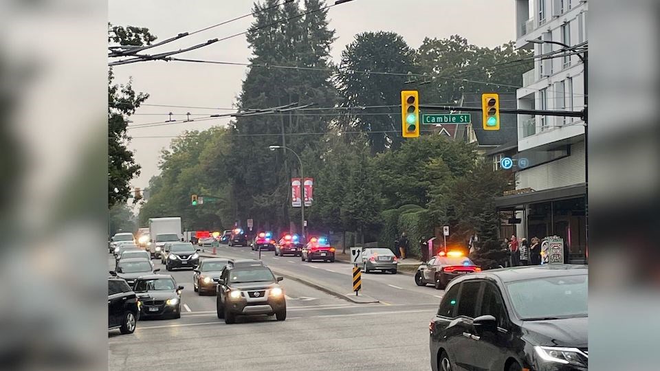 police-vancouver-lined-up