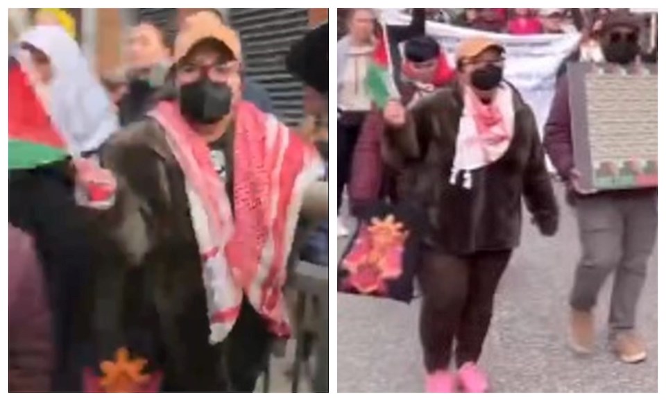 VPD Say Woman Allegedly Assaulted Officer At Rally On Bridge   Vancouver Police Vpd Protester Assault Palestine Israel 2024 ;w=960;h=640;bgcolor=000000