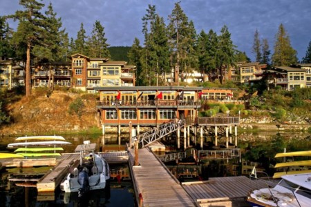 This award-winning resort and spa is located just over 2 hours from Vancouver