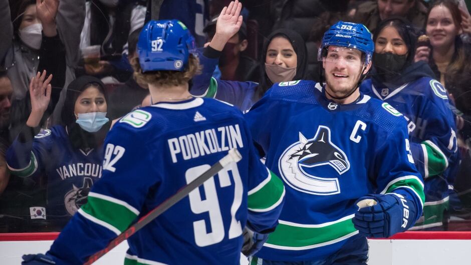 Canucks captain Bo Horvat became a dad over the weekend