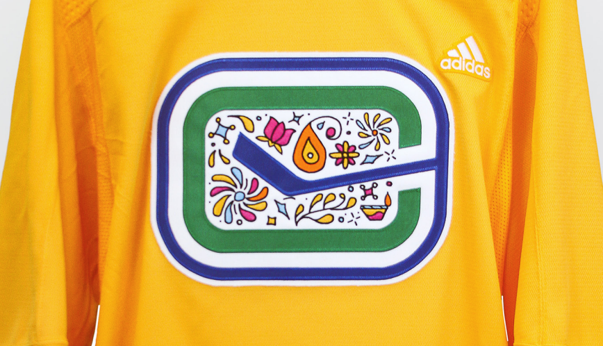 Jag Nagra-designed jersey the breakout star of Canucks Diwali