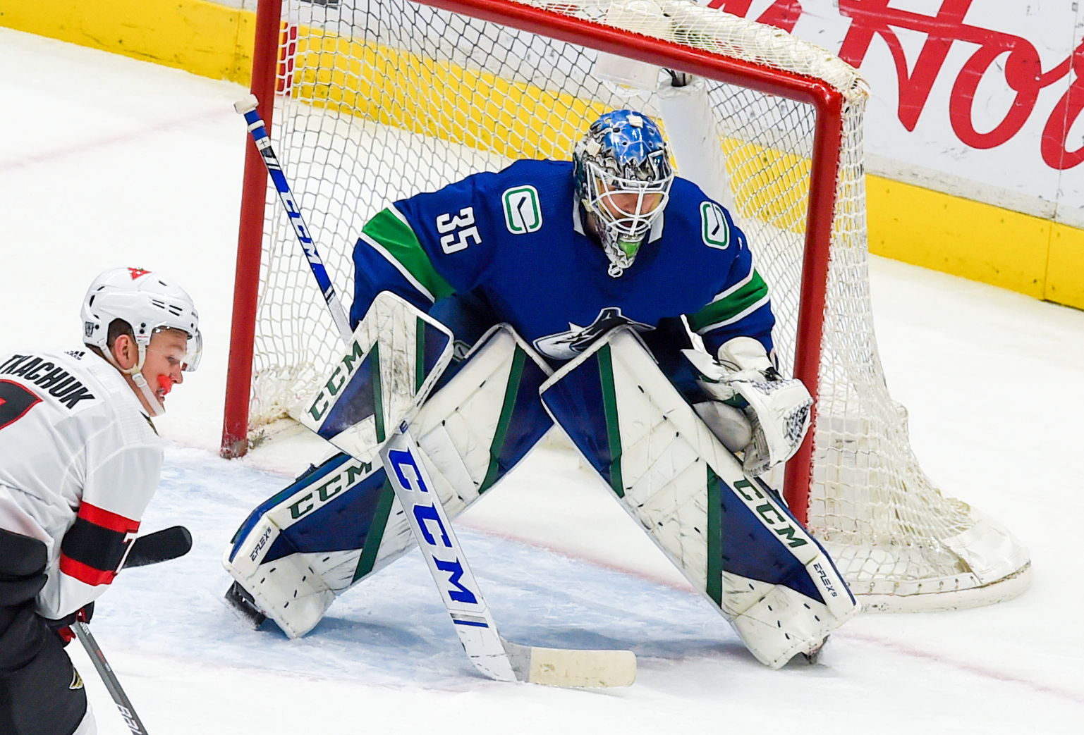 The Stanchies: McDonough's goal, Demko vs. Markstrom, and the Canucks'  powerful Pride Night performance - CanucksArmy