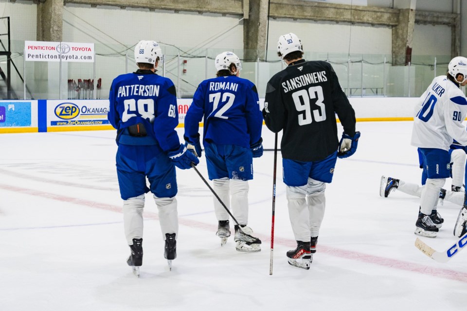 Canucks lines vs Jets at Young Stars Classic, Sept 15, 2024 - Squamish ...