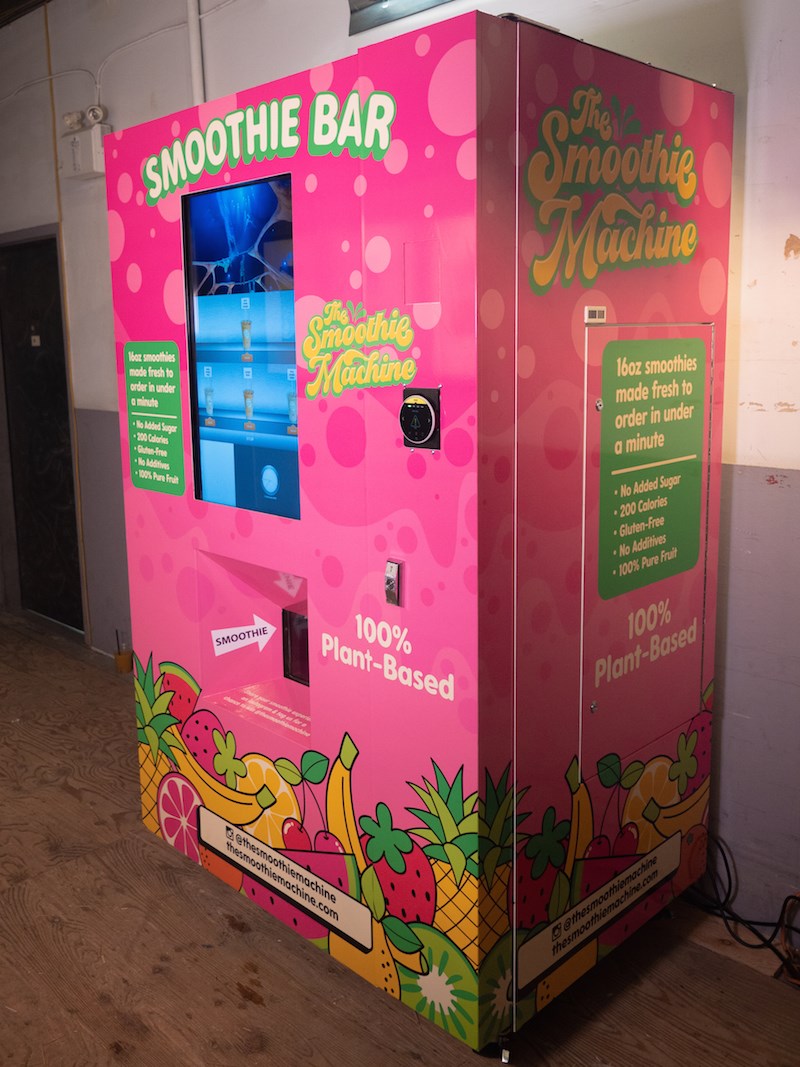 Vancouver is getting the first-ever smoothie vending machine
