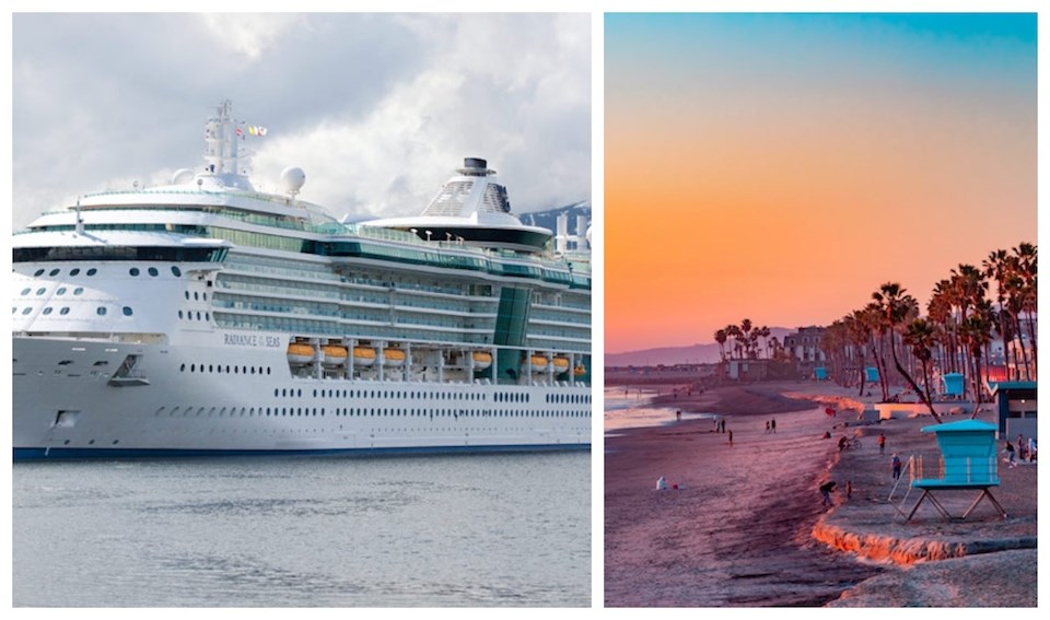 Royal Caribbean International dropped the price on a cruise from Vancouver, B.. to Los Angeles, California departing on Sunday, Sept. 22, that visits San Francisco. 