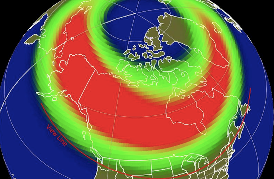 Pronóstico de auroras para Vancouver: una poderosa tormenta ofrecerá un espectáculo épico