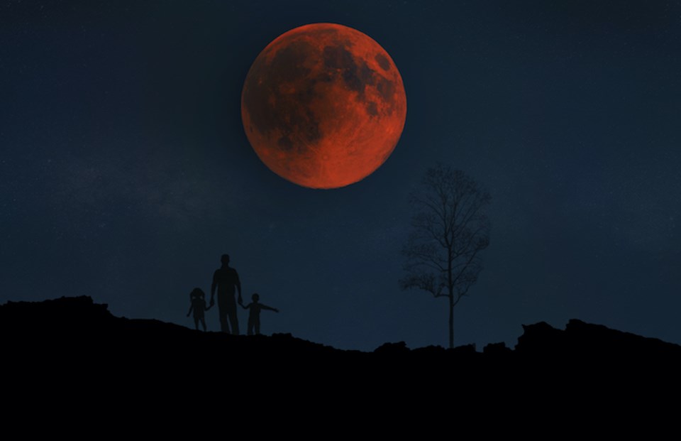 A total lunar eclipse will appear over Metro Vancouver on March 13, 2025, and the moon may appear red.