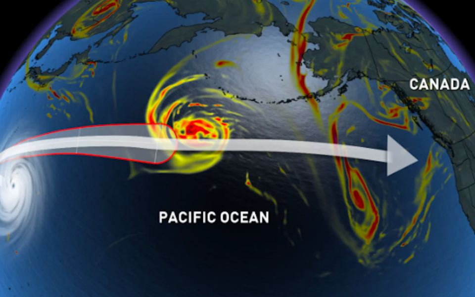 温哥华天气：超级台风巴拉文会袭击不列颠哥伦比亚海岸吗？