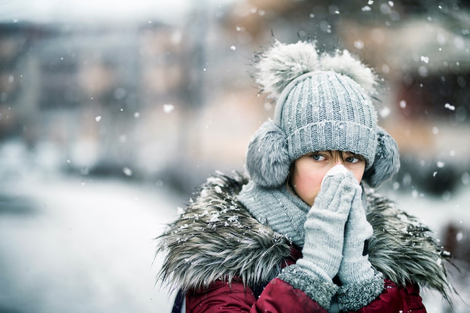 woman-cold-outside-snow-vancouver-weather-2025