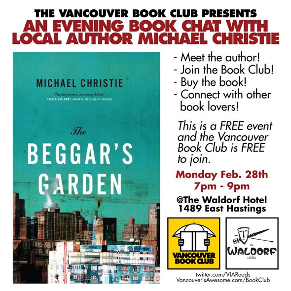 Vancouver Book Club - Michael Christie's The Beggar's Garden - Vancouver Is  Awesome