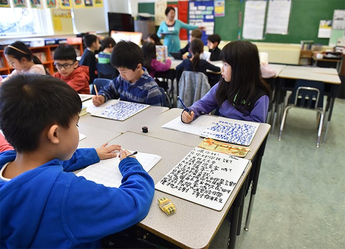  Norquay elementary’s Early Mandarin Bilingual Program blends Mandarin and English instruction for kids in kindergarten through Grade 7. The first stream of students to go through the entirety of the program leaves the Norquay doors in June. Photo Dan Toulgoet