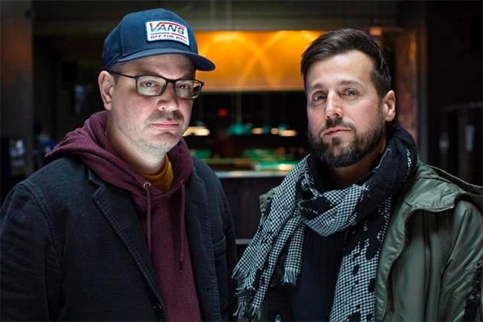  Raine Maida, right, of Our Lady Peace, and Matthew Good are pictured in Toronto on January 22, 2018. Matthew Good and Our Lady Peace are on a cross-country concert tour.