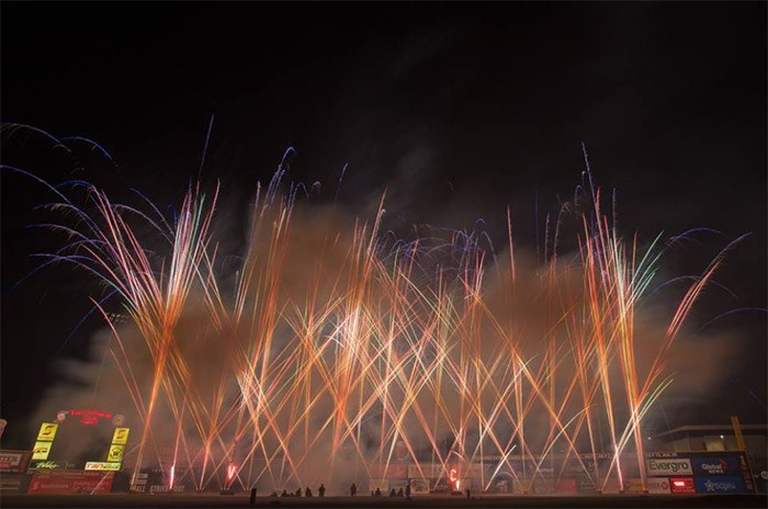 Fireworks scheduled for after the Vancouver Canadians' upcoming baseball game have been cancelled.
Photo: Vancouver Canadians