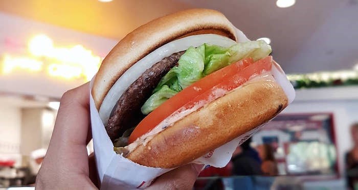  Classic In-N-Out burger. Photo by 