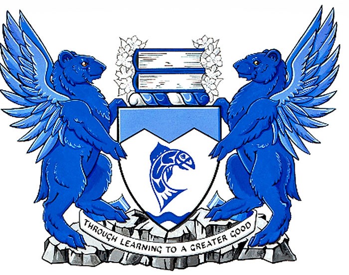  The school developed its coat of arms after being granted university status in 2008 - image supplied Capilano University archives